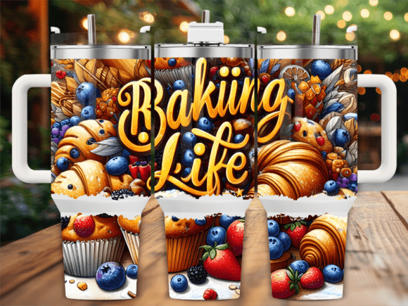 Baking Life with Berries 40oz Tumbler