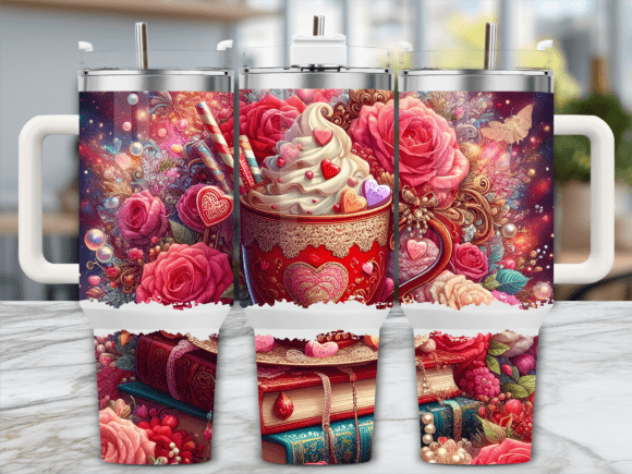 Hot Cocoa Romance on a Tumbler