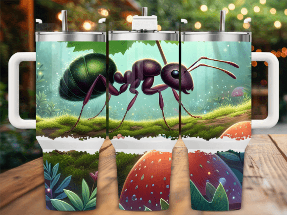 Realistic Ant Forest Art Tumbler Wrap Review