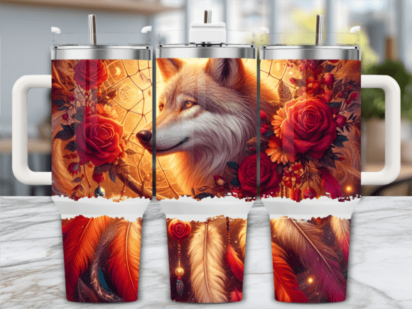 Rose Wolf Dreamcatcher Tumbler Wrap Review