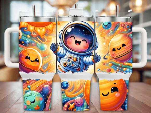 Solar System Astronaut Tumbler Wrap Review