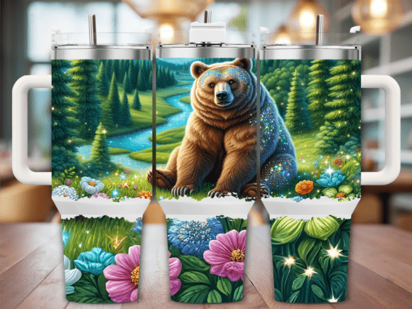 Sparkling Bear Forest Tumbler Wrap Review